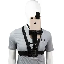2020 Mobile Phone Chest Mount Harness Strap Holder Cell Phone Clip Action Camera Adjustable Straps For huawei Xiaomi For Iphone