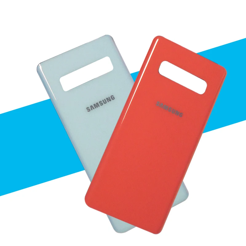 Оригинальный чехол для Samsung Galaxy S10 задняя крышка аккумулятора стеклянный корпус S