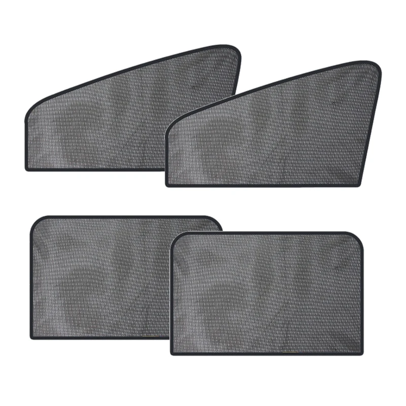 

Car Sunshade UV Protector Front Rear Side Window Curtain Sun Shade Fit Most Of Vehicle Magnetic