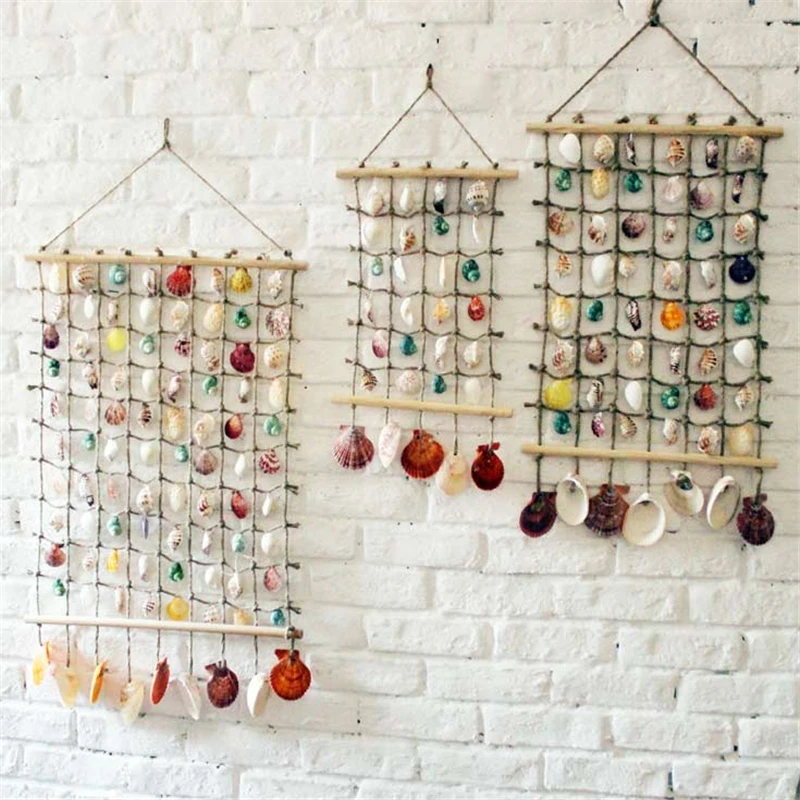 Средиземноморский стиль занавеска Настенная роспись украшение природные