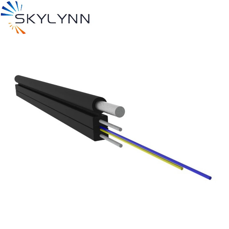 New Arrival SC/UPC-SC/UPC Single Core Single Mode G652D Outdoor Drop Cable Optical Fiber Patch Cord 100 Meter With Steel Wire