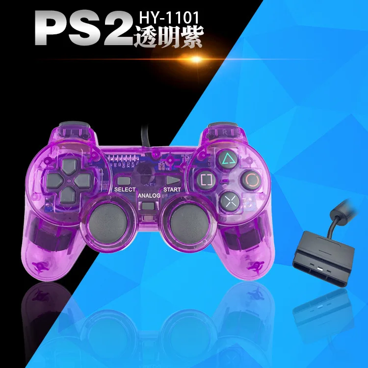 Проводной геймпад для sony PS2 PS1 двойной контроллер вибрации Gamedpas джойстик playstation 2 1