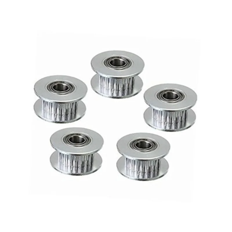 

GT2 Idler Timing Pulley Bearing 20T(20 Tooth) 5mm Bore 20 Teeth Suitable For 6mm Belt Reprap 3D Printer(10Pcs)