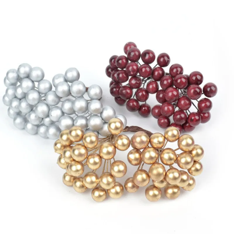 

40 Beads / Simulation Small Berry Handmade Material Garland DIY Accessories Shooting Prop Decoration