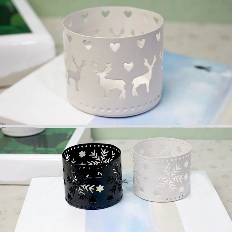 Рождественский полый подсвечник Рождественское украшение для дома 2021