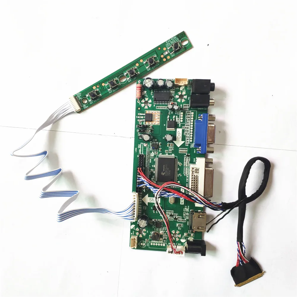Для B140XW03 V.0/V.1/V.2 1366*768 HDMI-совместимая + VGA DVI ЖК-панель ноутбука 14 &quotWLED 40-Pin LVDS M.NT68676