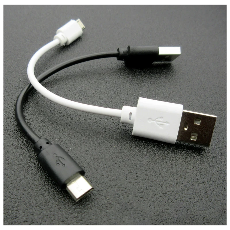 Быстрое зарядное устройство короткий кабель Micro USB/type C кабель для зарядного устройства для iPhone 6 6s 7 8 Plus X samsung Oneplus 6 15 см зарядный кабель