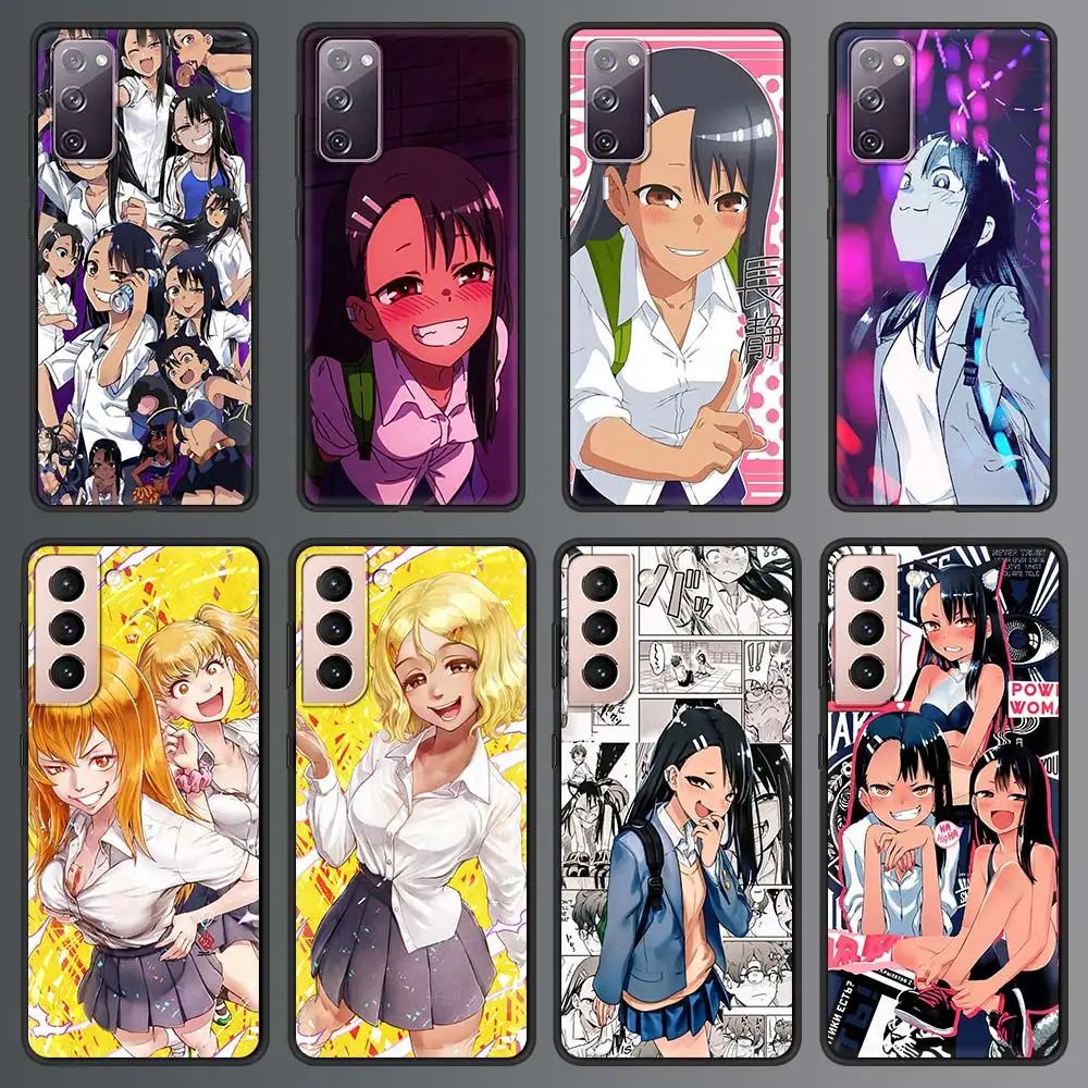 

Чехол Nagatoro San для Samsung Galaxy S21 Ultra S20 FE S10 S9 Plus S10E S8, мягкий силиконовый черный чехол для телефона из ТПУ