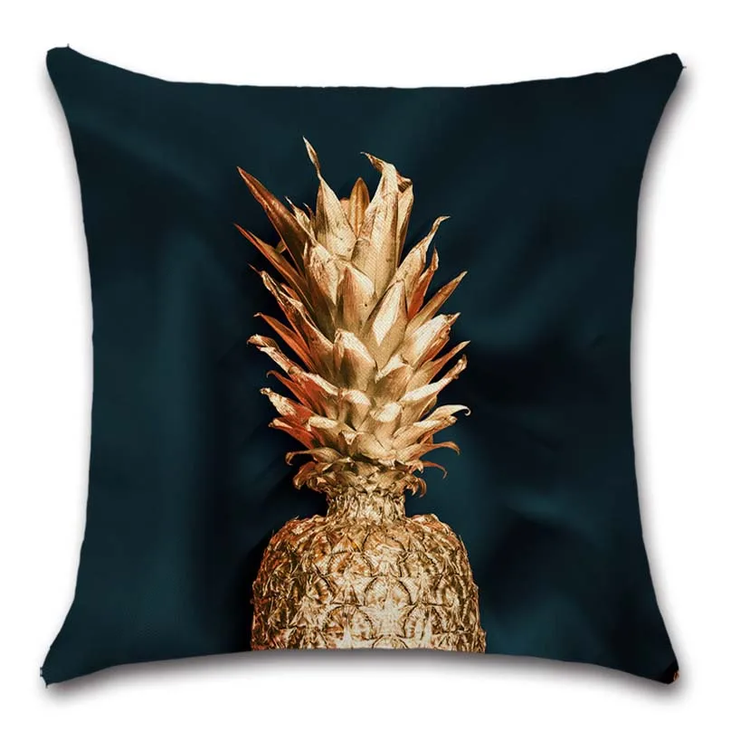 Наволочка в виде ананаса кактуса золотого розового бежевого цветов - купить по