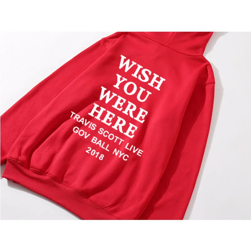 Трэвиса Скотта астромира желаю вам быть здесь толстовки Мода Письмо астромир