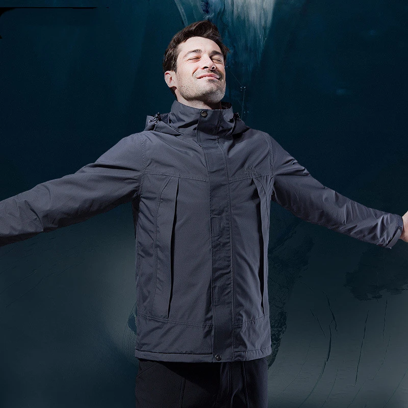 

Весенняя Мужская Уличная Тактическая Военная куртка из двух частей Softshell, утепленная куртка для альпинизма, скалолазания, треккинга