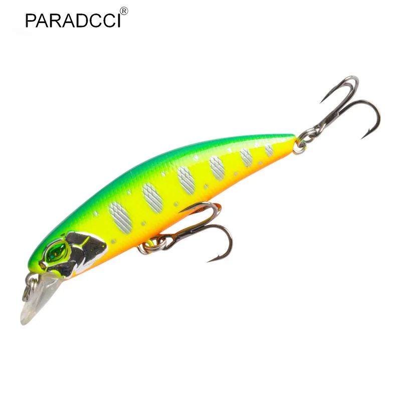 

PARADCCI Minnow 70mm 5.2g fishing lures deep diving lure ice fish crankbait whopper plopper Sink bass bait japan tackle pesca