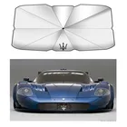 Для Maserati Levante Ghibli Quattroporte Spyder купе автомобильные брелки с логотипом зонтик УФ лобовое стекло складной теплоизоляция зонт