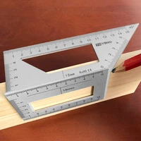 metal ruler tool ruler multifunctional square 4590 degree gauge angle ruler measuring woodworking tool angle measuring ruler