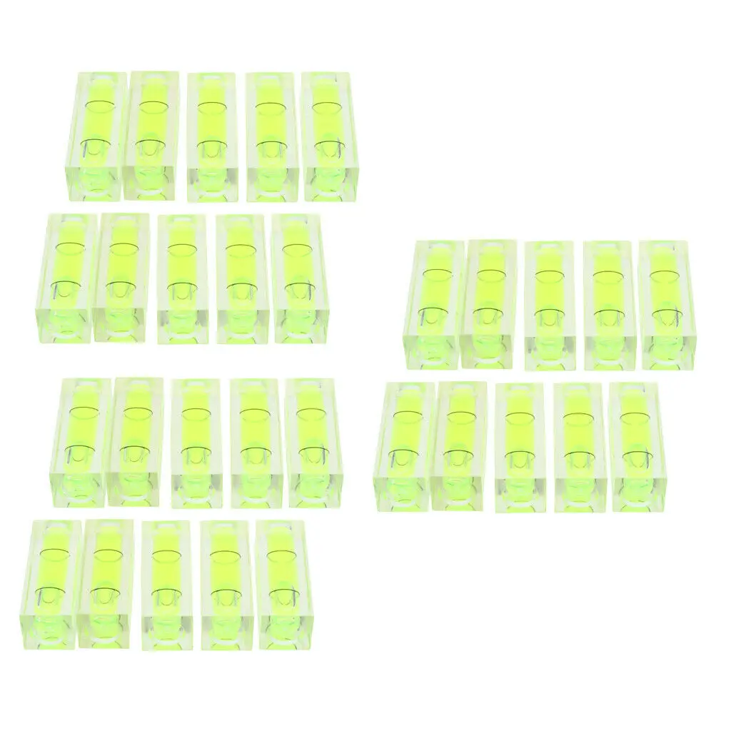 

30pcs Mini Spirit Level Bubble Level For Measuring Instruments Set 15*15*40mm
