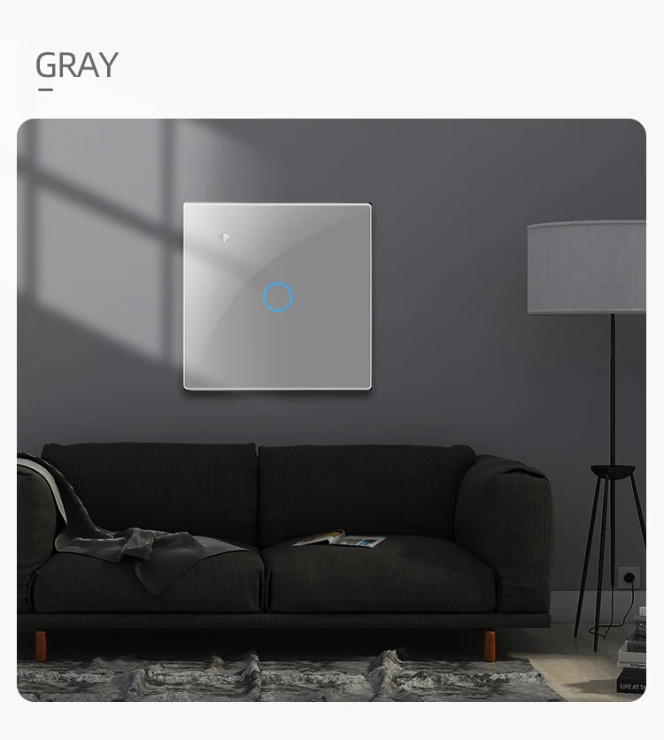 Wi-Fi сенсорный выключатель умный настенный переключатель с беспроводным