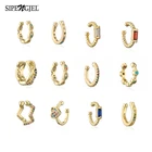 SIPENGJEL модные хрустальные серьги-клипсы для ушей без Имитация пирсинга серьги-хрящи для женщин ушные манжеты ювелирные изделия 2021 подарок
