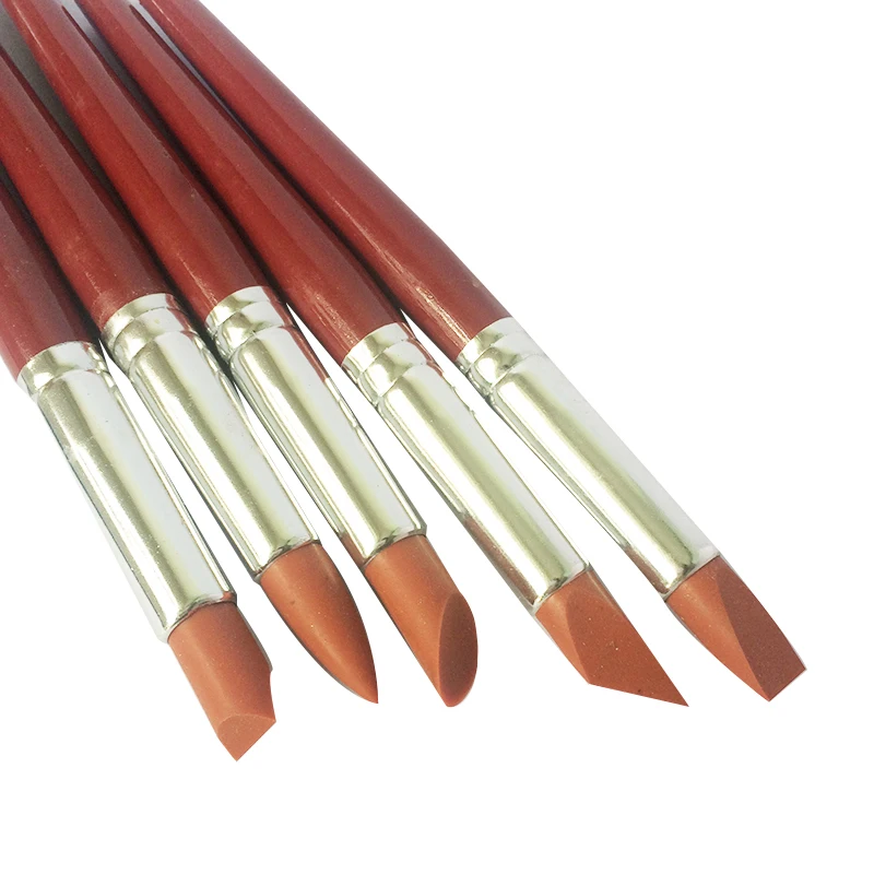 Инструменты для коррекции фигуры 1 см глина ногтей ремесло полировка резиновая