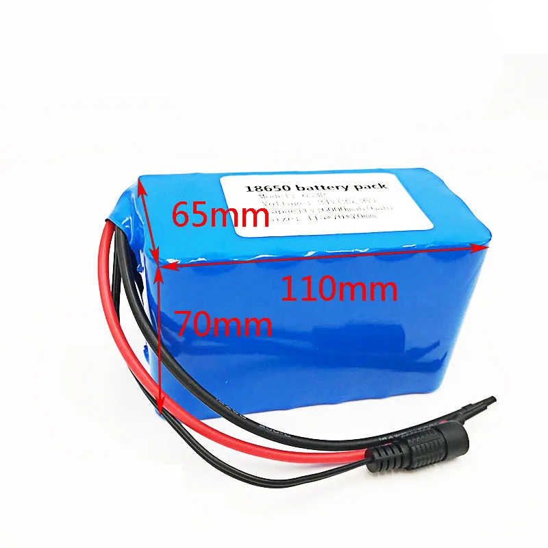24V аккумулятор 25 2 V 6Ah 18650 Аккумулятор 6000mAh аккумуляторная батарея для