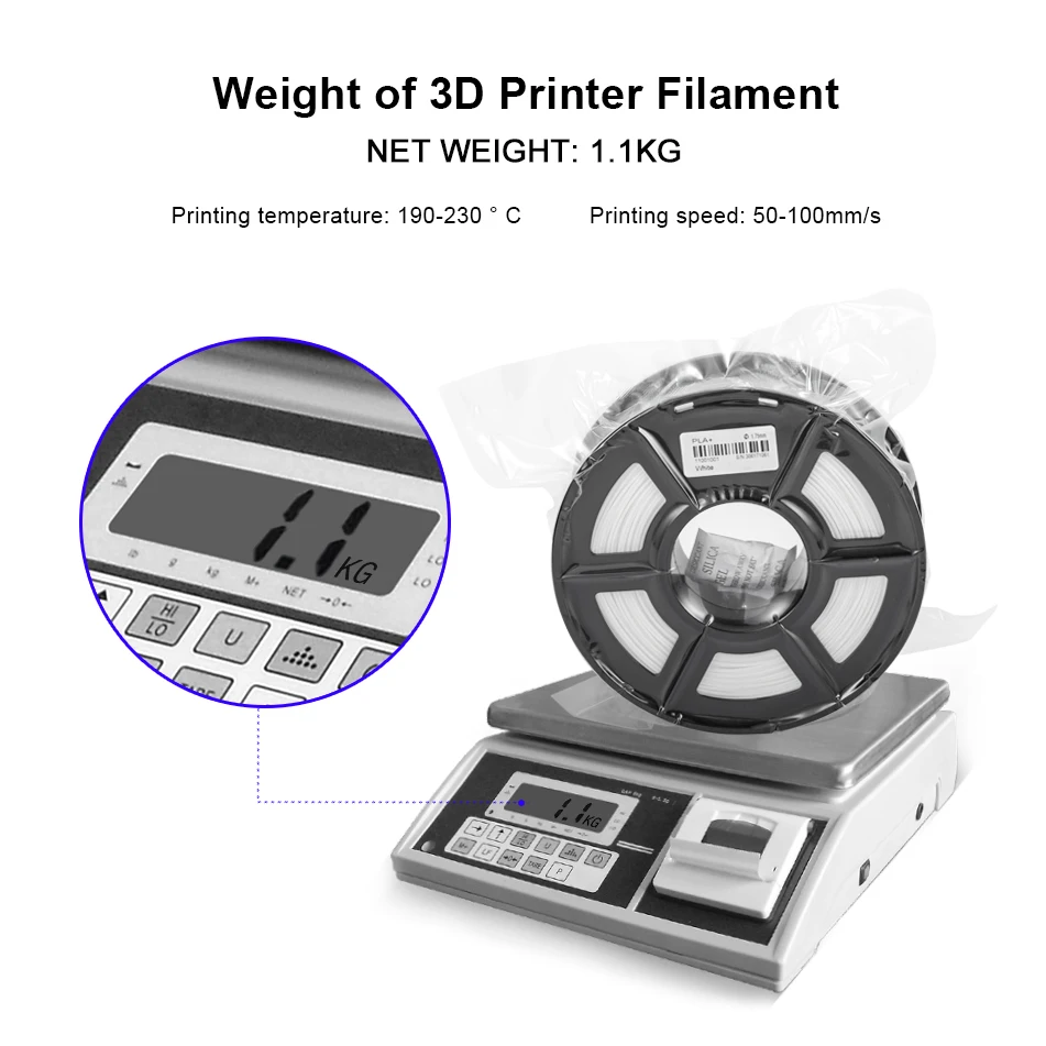 3D нити PLA + 1 75 мм Plus печатные расходные материалы материал для принтера Ручка