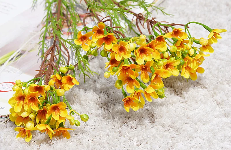 Роскошные Длинные Стволовые австралийские ламеи ветвь цветка шелк искусственный цветы для свадебной вечеринки осенние украшения искусственные цветы
