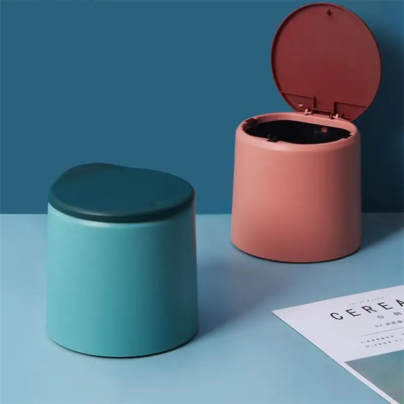 Мусорная корзина настольная для кухни ванной комнаты двухслойная мусорная