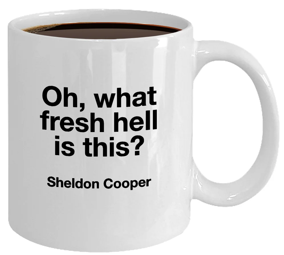 Теория большого взрыва подарок забавная саркастическая кофейная кружка какая