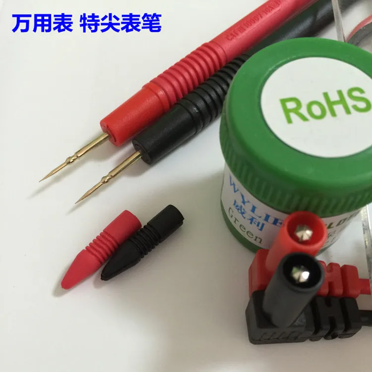 Multimeter Special Tip Pen Gold-plated Copper Needle Silicone Test Universal Digital | Инструменты