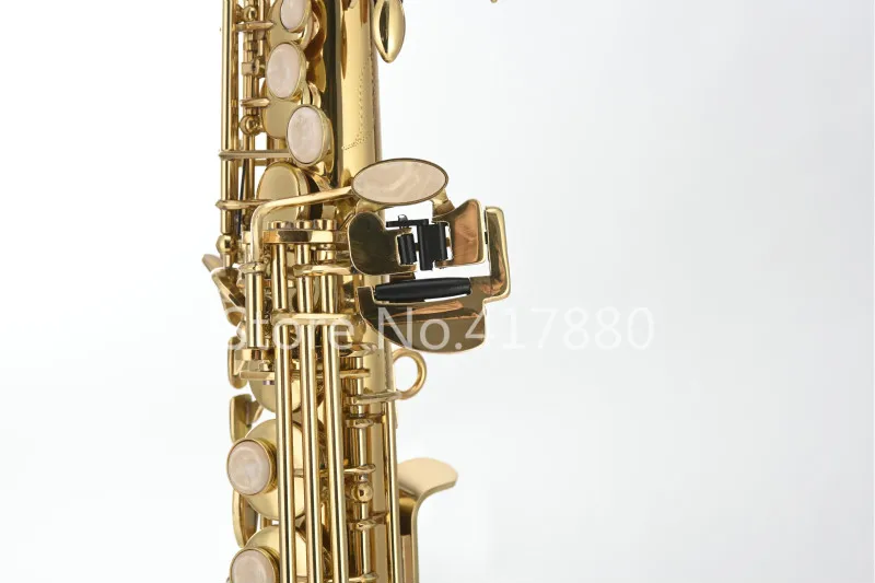 New MARGEWATE Soprano Straight Pipe B Flat High Quality Saxophone Brass Gold Lacquer Surface Sax with Mouthpiece Accessories | Спорт и