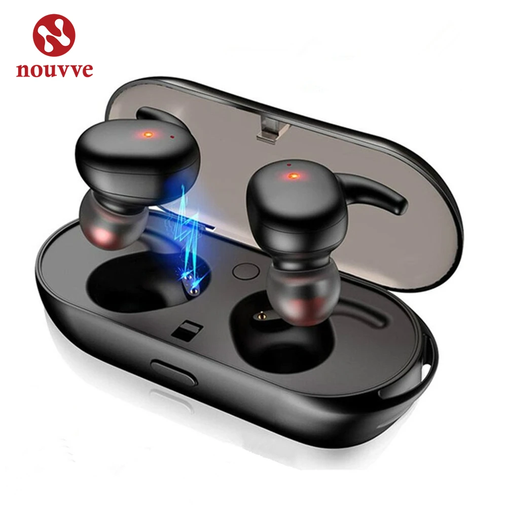 Беспроводные Bluetooth наушники TWS спортивные беспроводная гарнитура с микрофоном