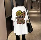 Лидер продаж, новые женские модные летние топы, женская футболка со стразами, Повседневная футболка, Лидер продаж, топ с бусинами, Прямая поставка