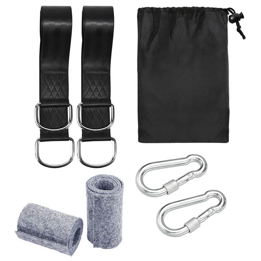 

Swing Strap Set Hammock Tree Hanging Straps Heavy Duty Swing Installation Straps With Storage Bag Rings For Outdoor 5x150cm