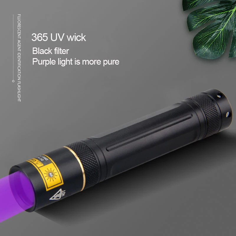 Светодиодный УФ фонарик VASTFIRE 18650 Ультрафиолетовый детектор скорпиона для