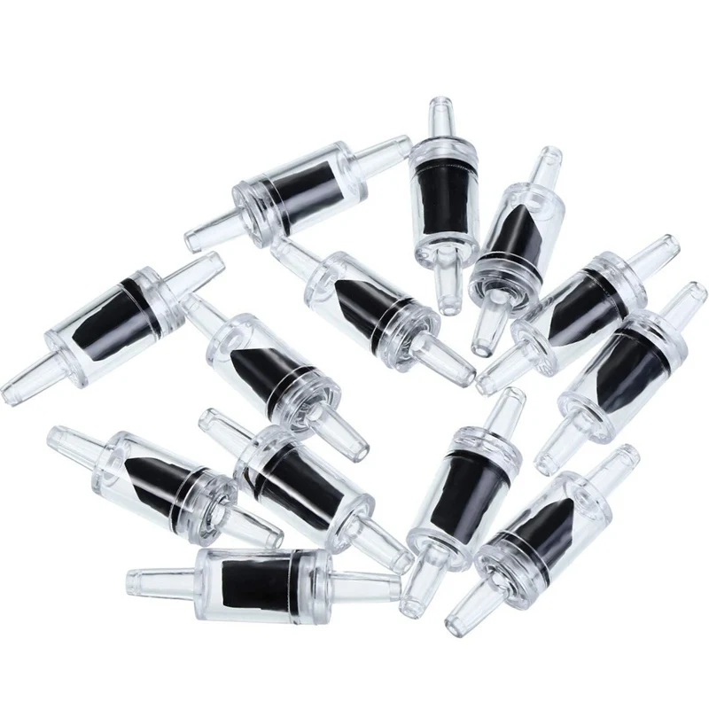 Durable 10 pcs Non-Return One Way Check Valve CO2 Aquarium Fish Tank Air Pump Retention Oxygen Increasing Accessories best | Дом и сад