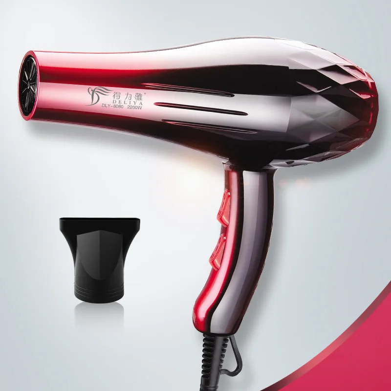 

With EU Plug 2200W Hot And Cold Wind Hair Dryer Blow Dryer Hairdryer Styling Tools For Salons & Household Use secador de cabelo