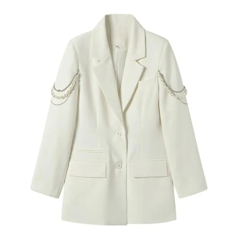 

elder sister Nanxi real female star suit jacket female 2021 new Korean slim temperament short top