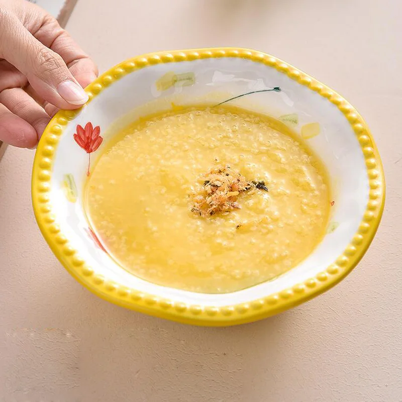 Милый росписью фрукты чаша с рисунком подглазурного бытовые керамические