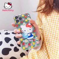 hello kitty mobile phone case cute cartoon pattern for iphone13 13pro 13promax 12 12pro max 11 pro x xs max xr 7 8 plus cover