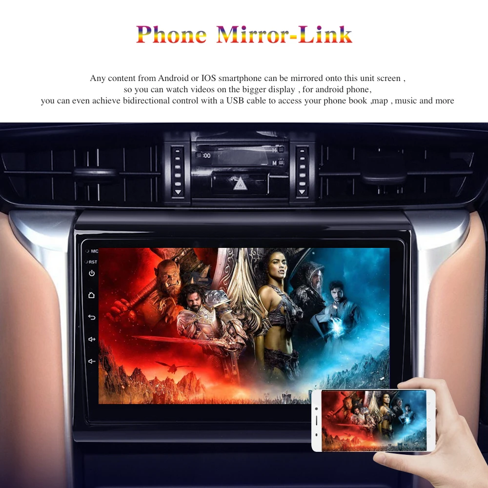 Android 9,0 автомобильный радиоприемник 2 Din gps Navi для Toyota Fortuner PX6 DSP ips HDMI 4 Гб+ 64 Гб RDS Wi-Fi USB BT Carplay DAB