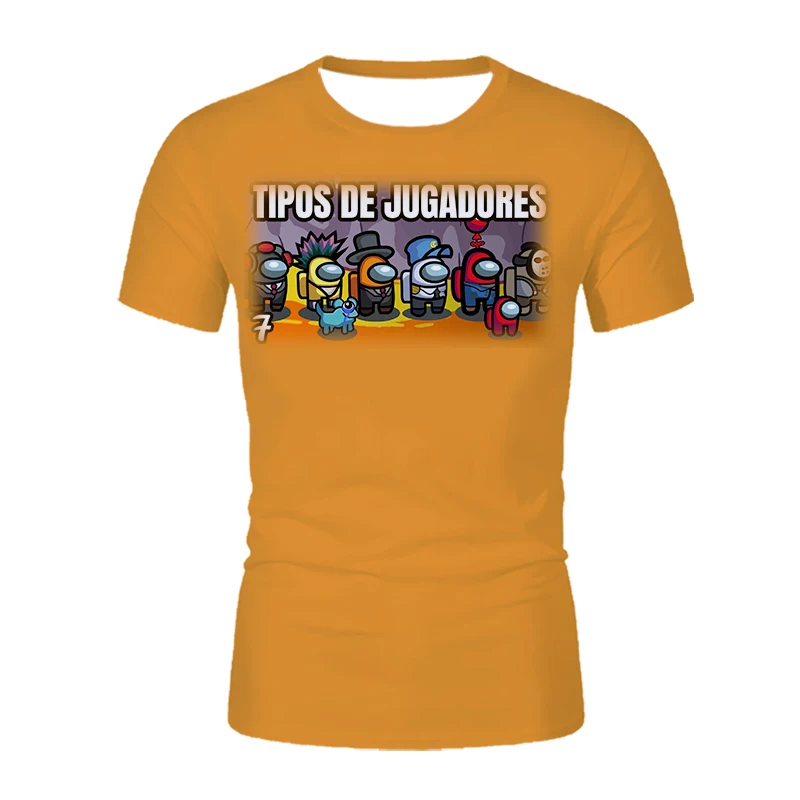 

Summer Games Among Us 3D Printed Men's And Women's T-Shirt Hip-Hop Harajuku Street Cartoon Anime Super Sports Graphic T-Shirt
