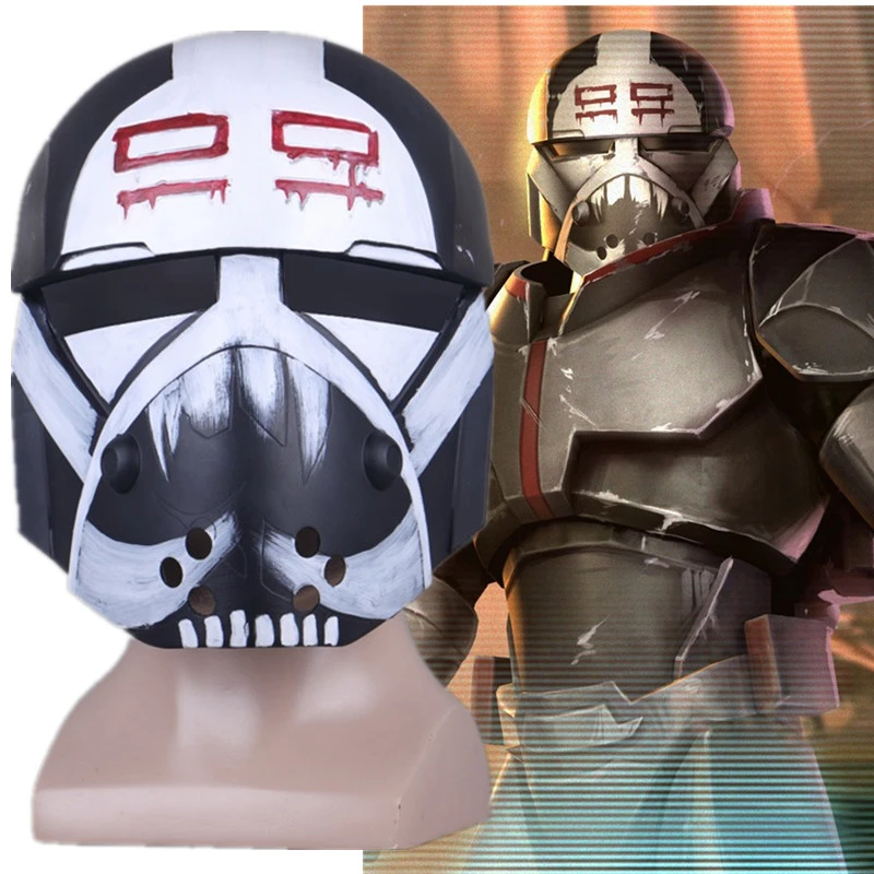 

The Bad Batch Wrecker Cosplay PVC Mask Adult Kids Helmet Masks Halloween Masquerade Party Carnival Costume Props