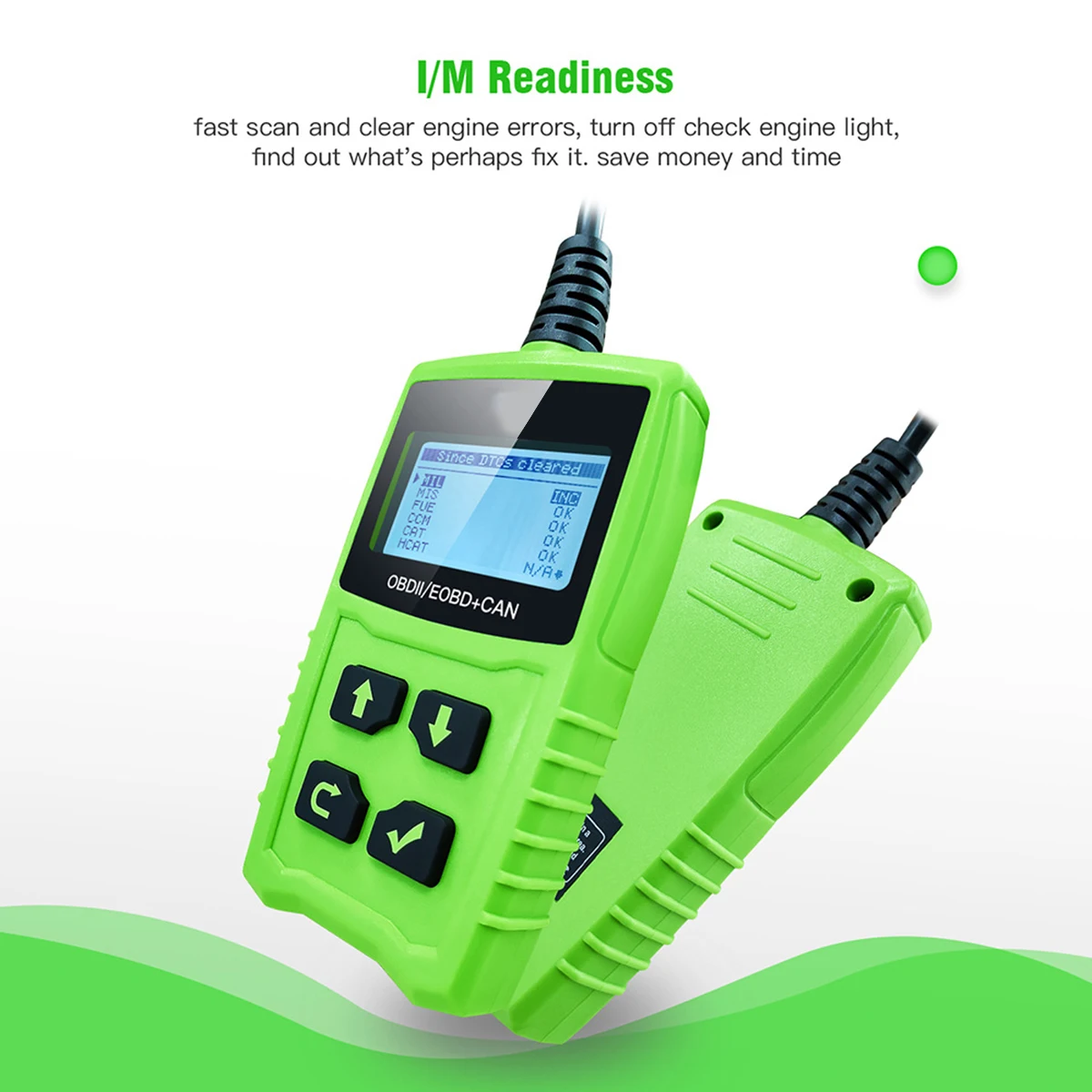 Диагностическое устройство с ЖК-дисплеем для JD101 OBDII EOBD 2 4 дюйма сканер кода OBD