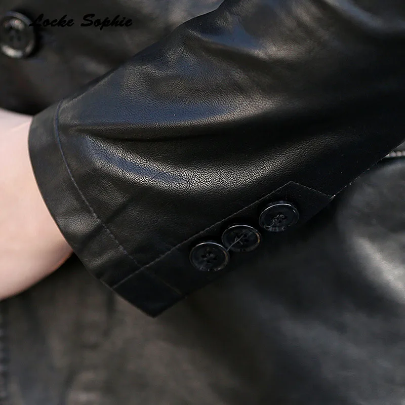 Мужская модель локомотивная куртка блейзеры осень 2020 искусственная кожа