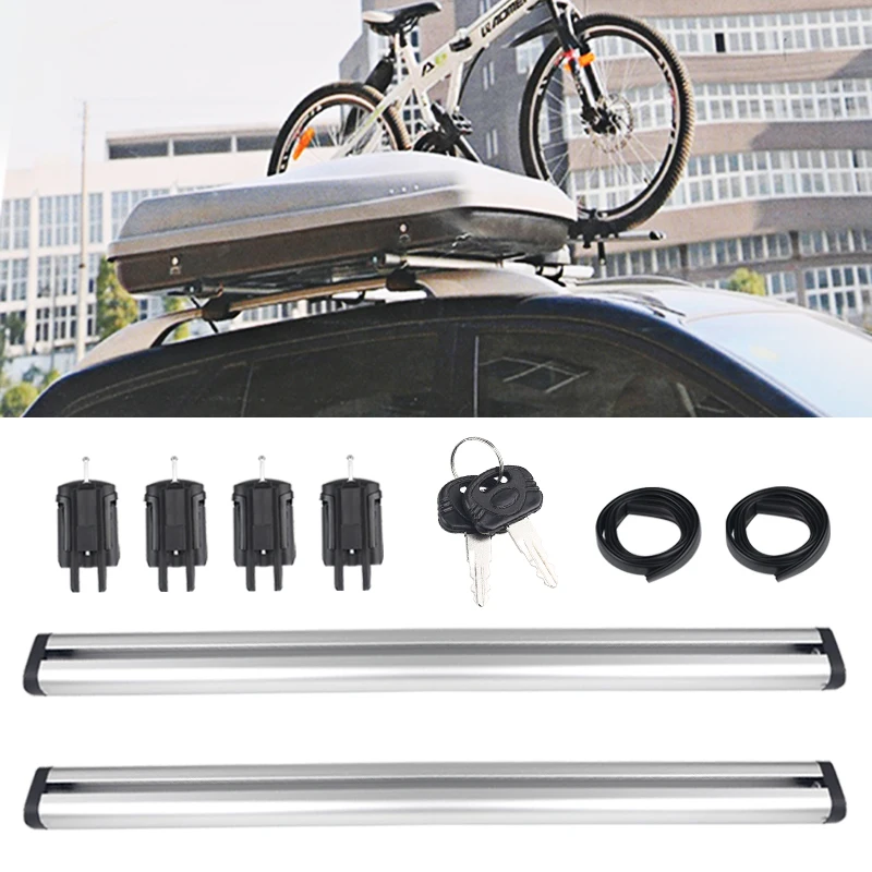 

2PCS 120Cm 130Cm Universal Car Roof Rack Waterproof Top Bag Storage Luggage Support For SUV Roof Rack Luggage