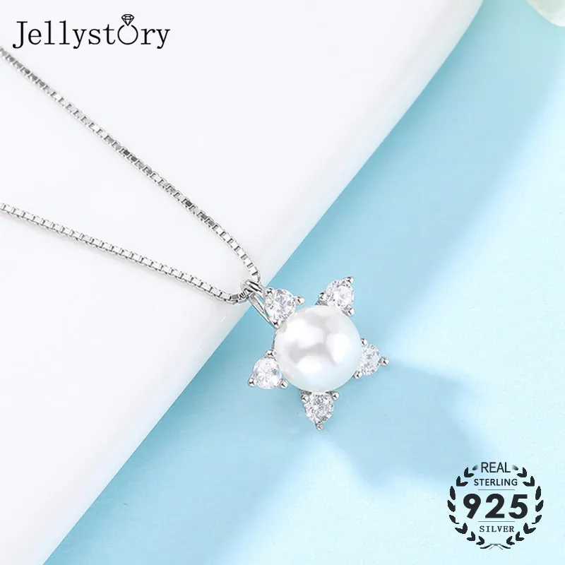 

Женский кулон из серебра 925 пробы, с пресноводным жемчугом и цирконием