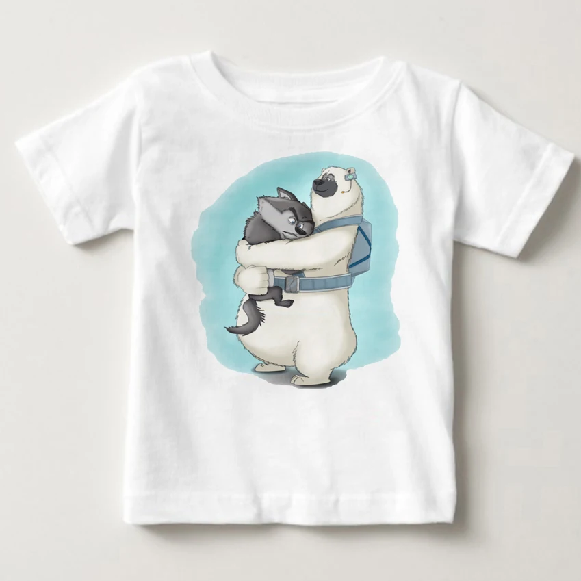 

Madagascar Penguin Children T Shirt 2020 Sell Hot Summer Boys And Girls Favorite Animated Short Sleeved Baby Penguin Clothes MJ