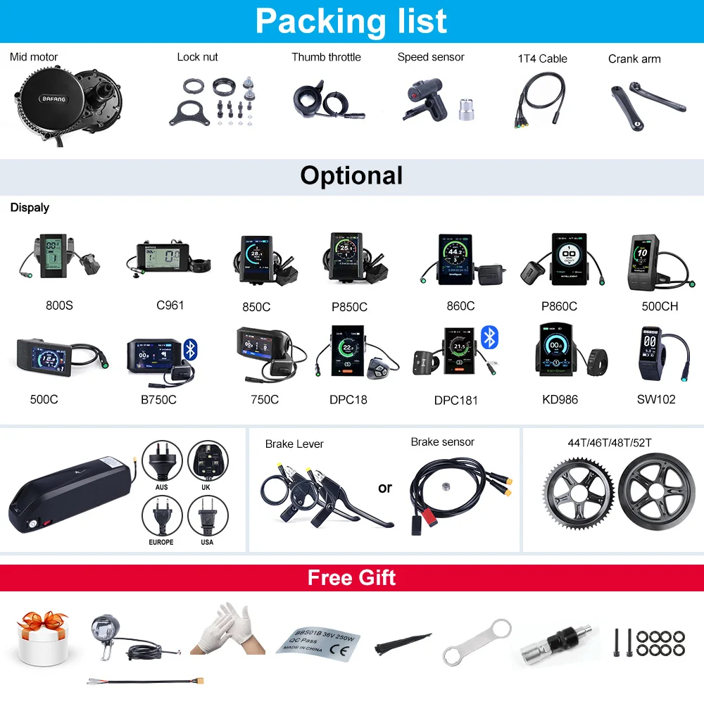 

Bafang BBS02 BBS02B, 36 500