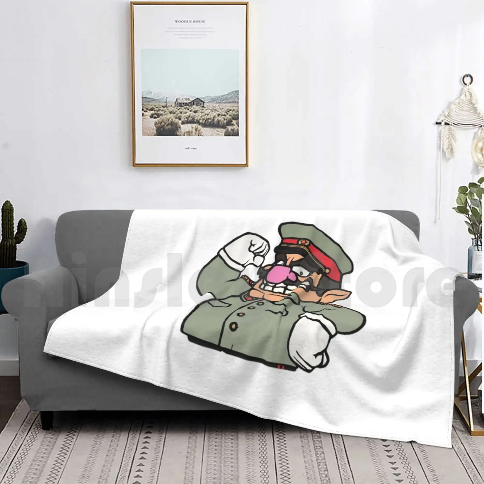 

Wario Stalin Blanket Fashion Custom Wario Stalin Super Ussr Soviet Union Wah