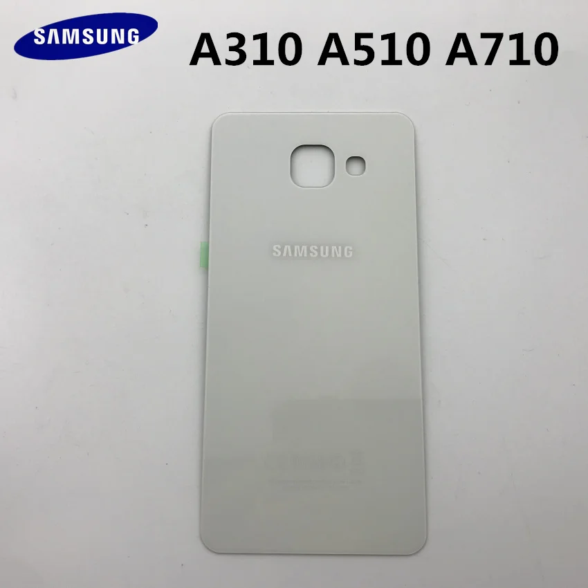 Оригинальная задняя панель батареи Стекло задняя дверь Крышка для samsung Galaxy A3 A310 A5 A510 A7 A710 A9 предварительно клейкие наклейки+ Инструменты