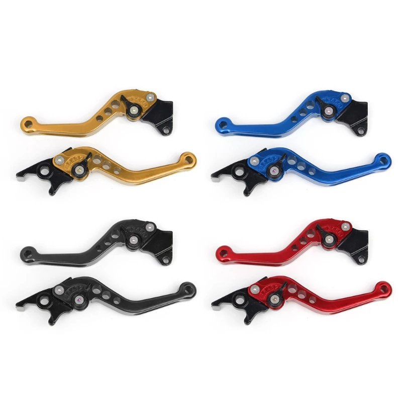 2PCS Motorcycle Long CNC Brake Clutch Levers For Honda Grom MSX125 CBR250R Motorcycle Clutch Brake Lever Handlebar